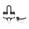 thumbnail image 3 of ControlTech TTH-14 Falcon Mini Clip-On Bike Aerobars for TT / Triathlon , Gray #ST1845, 3 of 3