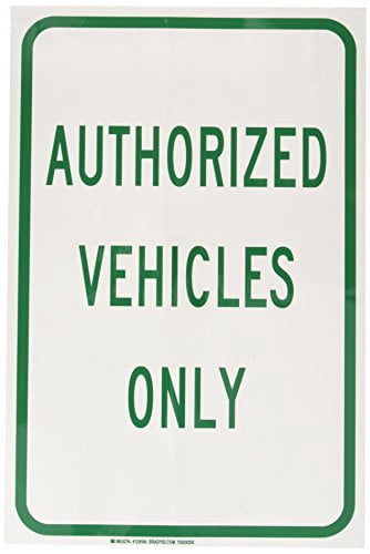 Brady 129566 Traffic Control Sign, Legend