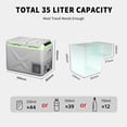 thumbnail image 3 of Alpicool XD45 Portable Fridge 12 Volt Car Refrigerator 34 Quart Fast Cooling Freezer for Fishing, Camping, RV, Truck, Boat-12/24V DC, 3 of 6