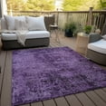 thumbnail image 6 of Addison Rugs Chantille Indoor/Outdoor Transitional Organic Purple Washable Rectangle Rug, 9' x 12', 6 of 6