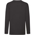 thumbnail image 2 of Fruit Of The Loom- Camiseta de manga larga Valueweight para niños (Gris oscuro), 2 of 2