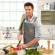 thumbnail image 2 of Zomao Delantal De Chef Delantal Para Hombres Mujeres Con Correas Ajustables Delantal Ajustable Con Espalda Cruzada De Lona De Algodón Con Bolsillos Para Mujeres Y Hombres (Gris), 2 of 5