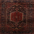 thumbnail image 1 of Ahgly Company Indoor Square Traditional Bakers Brown Persian Area Rugs, 9' Square, 1 of 6