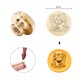thumbnail image 5 of Cabeza De Cobre Del Sello Cabeza de cobre de forma redonda Cabeza de cobre de cera de sellado en relieve 3D para regalo (Pray), 5 of 8