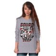 thumbnail image 3 of Kanji Street Fighter Squad Deep Long Sleeve TShirt Men Women Brisco Brands S, 3 of 6
