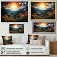 thumbnail image 4 of Designart "Mandala Sky Asian Painting I" Asian Floater Framed Wall Art Living Room, 4 of 7