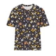 thumbnail image 4 of Fiudx Ofertas de La Semana Blusas de Cuello Redondo para Mujer Camisetas de Manga Corta Top Estampado, 4 of 4
