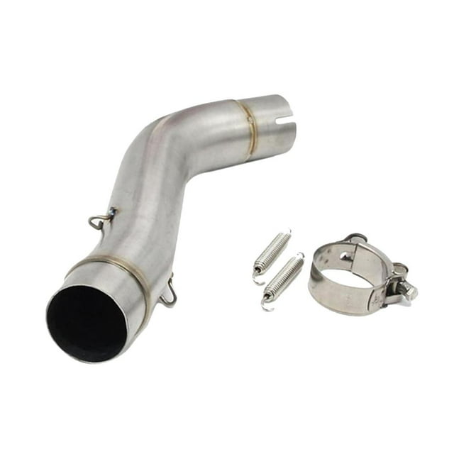 51mm Motorcycle Exhaust Middle Pipe Exhaust Mid Tube for Scrambler