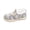 Gray, variant on Thick Sole Winter Footwear, Fleece Lined Tie Dye Print Slip On Shoes Winter Outdoor Strolling, Thick Sole Thermally Insulated Sneakers Holiday Travel Wearing, Fluffy Collar Comfort Footwear, Gray 6.5