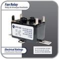thumbnail image 5 of Appli Parts APFR-360 90-360, 24 VAC Coil, Heavy Duty Switching Fan Relay,SPST, Normally Open, AC and heating Furnace blower relay Universal fit multi position bracket, 5 of 8