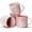 Marble Pink, variant on Stackable Office Coffee Cup, M101 Novelty Marble Ceramic Tea Cup for Boys Girls Lovers, Women Men