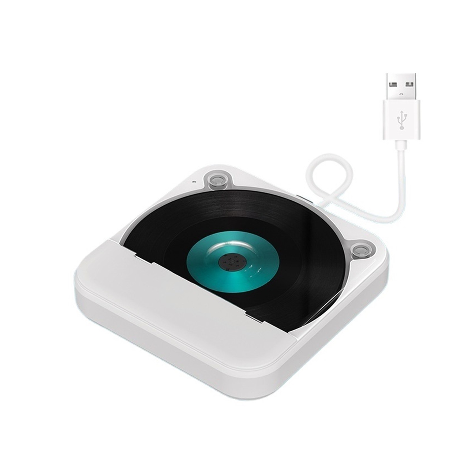 Compact Portable CD Player with USB and Audio Cable for Car, TV, Computer and Home Use