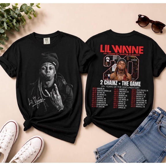 Lil Wayne Concert Shirt 2026 Unisex Graphic T-Shirt
