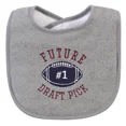 thumbnail image 6 of Hudson Baby Cotton Terry Bib And Burp Cloth Set 5Pk, Football, One Size, 6 of 6
