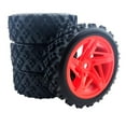 thumbnail image 1 of 4 Juego de neumáticos de goma hexagonales de 12 mm de repuesto para Wltoys rojo Zulema Ruedas y neumáticos de coche RC, 1 of 5