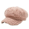 thumbnail image 4 of Fgnfyis Lamb Beret Baseball Cap Fashionable Daily Wear Japanese Style British Painter Hat Womens Hats Pink, 4 of 4