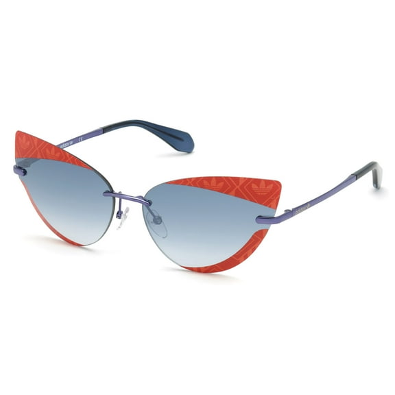 Sunglasses Adidas Originals OR 0016 68C Red/Other / Smoke Mirror Lenses