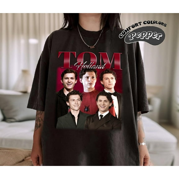 Tom Holland T-Shirt, Comfort Colors Shirt, Fan Gift, Vintage Tee