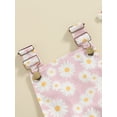 thumbnail image 5 of Bagilaanoe Newborn Baby Girl Summer Rompers Daisy Print Sleeveless Bodysuits 3M 6M 9M 12M 18M 24M Infant One Piece Jumpsuit, 5 of 8