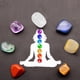 thumbnail image 5 of 7 piedras preciosas de chakra, piedras de cristal naturales, meditación espiritual, energía curativa Abanopi Adorno de chakra, 5 of 5
