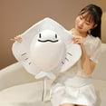 thumbnail image 5 of Blue Soft Stingray Stuffed Plush Toy For Kids Cute Ray Sea Animal Cushion Doll, 5 of 9