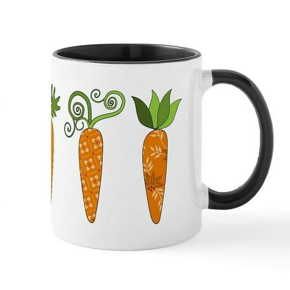 CafePress - Carrots Mugs - 11 oz Ceramic Mug - Novelty Coffee Tea Cup