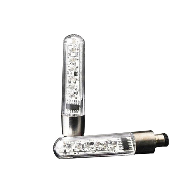 Luz Led Para Radios De Rueda De Bicicleta, Válvula De Rueda De Neumático De Ciclo, 7 Luces Led De Flash, Letra De Bicicleta Superbrillante, Led, Triangulación De Envíos Vogacara OD009433-02