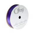thumbnail image 5 of Offray Ribbon Purple Polyester Ribbon, 3.25" x 0.62", 5 of 12