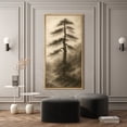 thumbnail image 3 of Large Framed Canvas Print Pinaster Tree Wall Art Vintage Farmhouse Decorative for Living room Bedroom - 60"x30" Natural Frame, 3 of 7