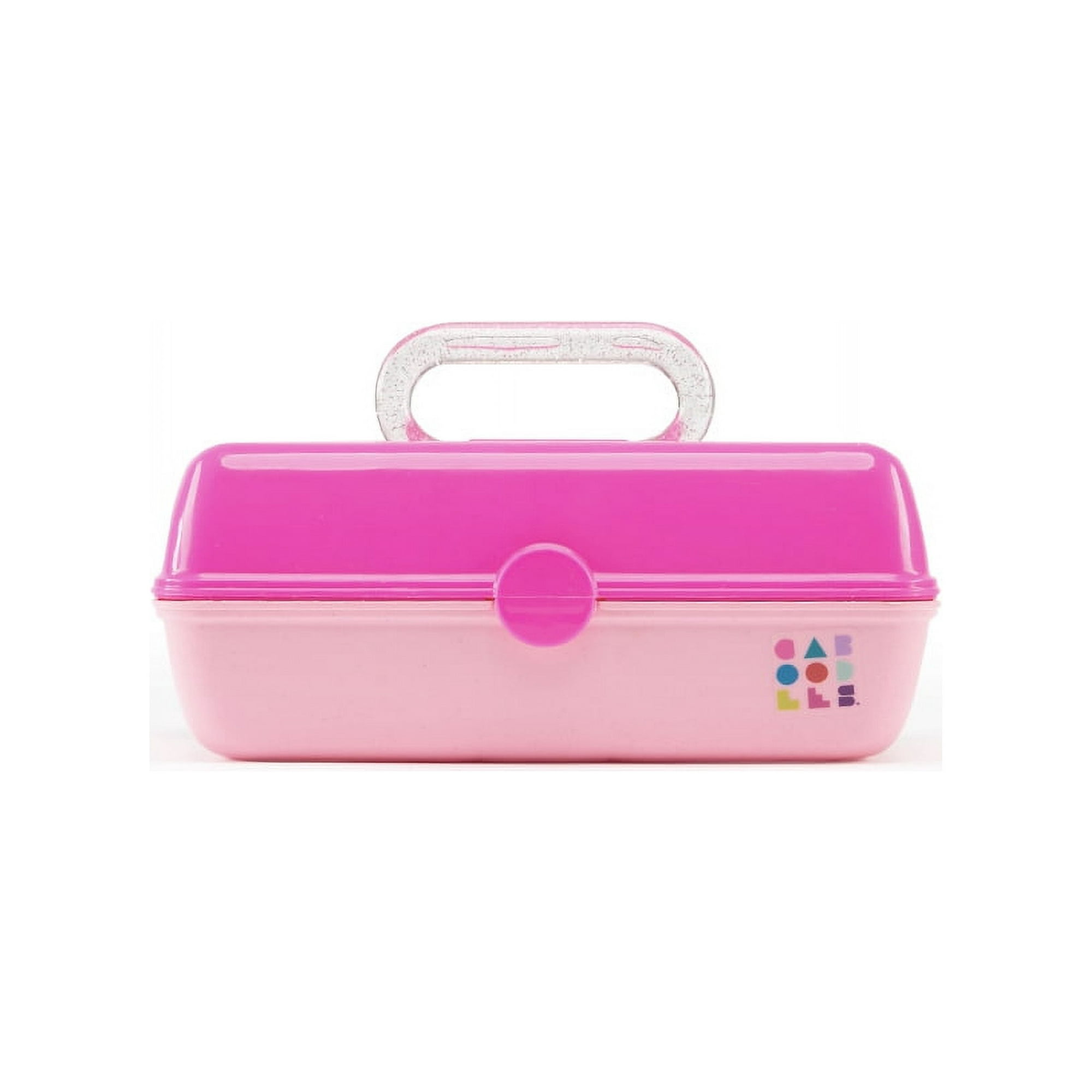 Caboodles Pretty In Petite Forever Fun Cosmetic Case, Pink Over Rose