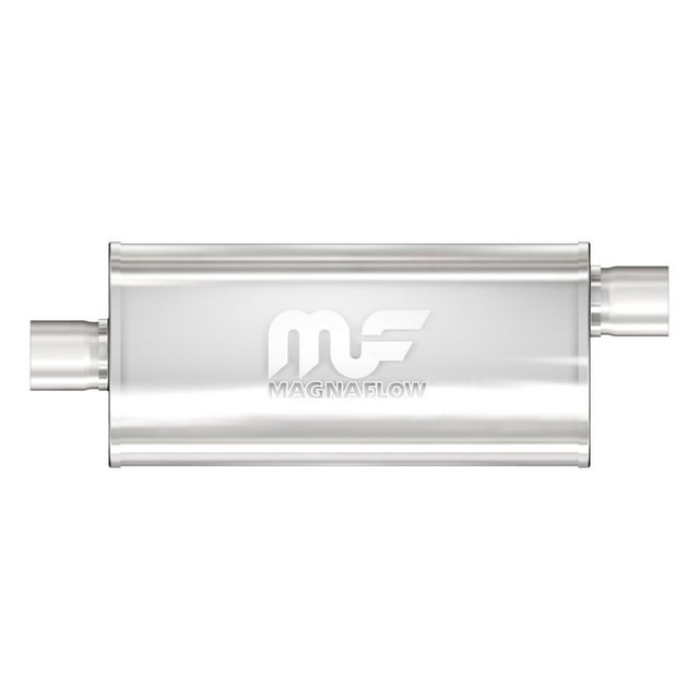 Magnaflow Silencieux d'Échappement Performance 12289 Entrée Centrale Simple 3 Pouces; Sortie Déportée Simple 3 Pouces; Corps 24 Pouces/longueur Totale