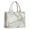 White Marble Gold, variant on Large Capacity Tote Bag,Teal Marble Gold Line Pattern Handbag Fashion Luxury Tote Bag,15.7"x13"x 5.1" Inches,Laptop Compatible