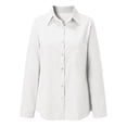 thumbnail image 4 of Eashery Womens Button Front Tops Loose Fit Comfortable Vest Black Button Down Shirt Women White XXL, 4 of 5