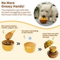 thumbnail image 3 of Joybruko Interactive Dog Toys for Aggressive Chewers, /No Oil Needed/Smooth Screwing Frozen Treat Freezable Dog Puzzle Treat Dispensing Toy to Keep Them Busy for Small Medium Large Breeds, 3 of 8