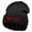 Black, variant on Power Up Embroidered 12 inch Acrylic Cuffed Long Beanie - Black OSFM