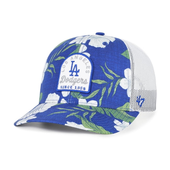 Men's '47 Royal Los Angeles Dodgers Beachside Adjustable Trucker Hat