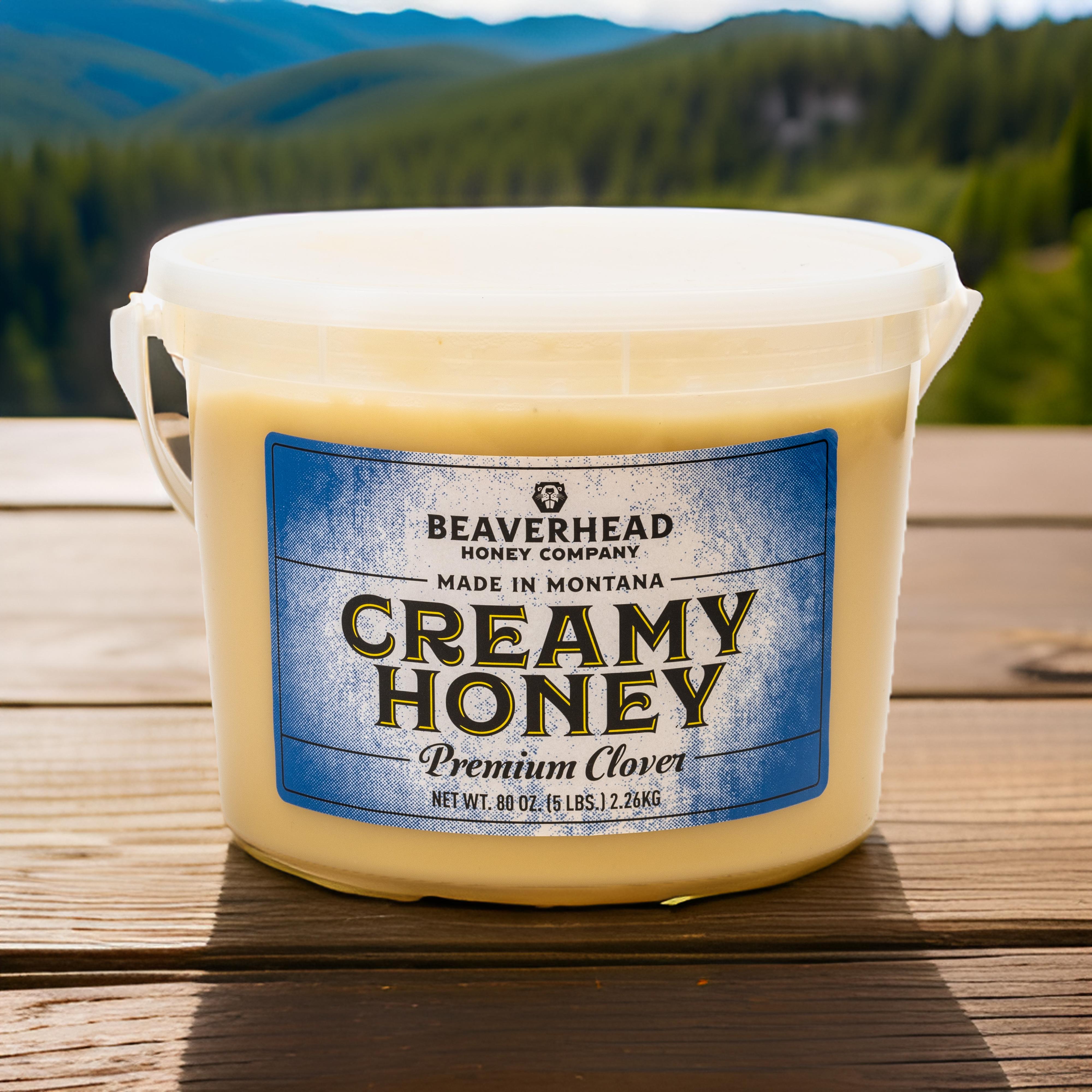 Beaverhead Creamy Clover Honey Bucket 5 lb.
