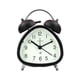 thumbnail image 1 of Reloj despertador con batería Yuarrent función de luz nocturna alarma fuerte color negro, 1 of 1