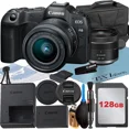 thumbnail image 1 of Canon EOS R8 Mirrorless Camera with RF 24-50mm Lens + 128GB Memory Card + Case + LED Flash+ ZeeTech Accessory Bundle, 1 of 8