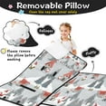 thumbnail image 3 of Gray Christmas Gnome Village Pattern Toddler Nap Mats for Kids Preschool,50"x20" Sleeping Mat Bag or Kids,Toddler Sleeping Bag,Toddler Nap Mat or Daycare, 3 of 6