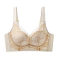 thumbnail image 2 of Bixock Push Up Bra for Women No Underwire Wireless Bra Back Abjustable Thin Straps Thin Soft Stretch Light Weight Women Under Wear, 2 of 6