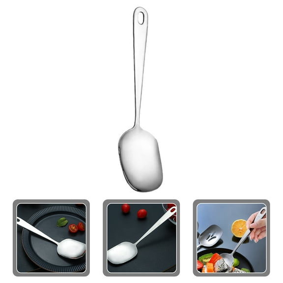 LEXSOMEO Stainless Steel Serving Spoon Foods Serving Utensil Serving Spoon Multifunctional Spoon