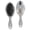 Gray Christmas Tree, variant on Blue Christmas Snowflake Pattern Hair Brush,Girls Detangling Hair Brush,Glide Through Tangles with Ease for Wet & Dry Hair,8.8"X2.8"