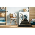 thumbnail image 2 of Ahgly Company Machine Washable Indoor Rectangle Contemporary Milk Chocolate Brown Area Rugs, 6' x 9', 2 of 7
