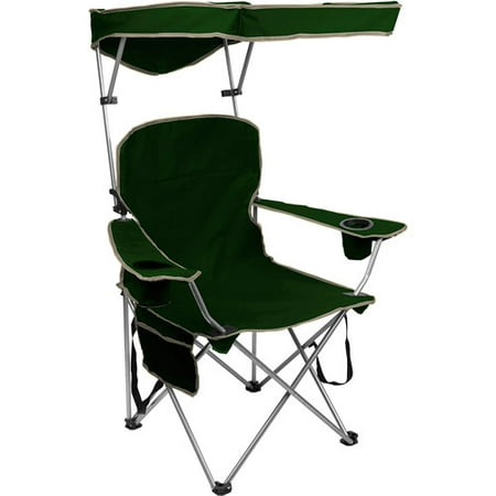 Quik Shade Adjustable Canopy Folding Camp Chair Walmart Com