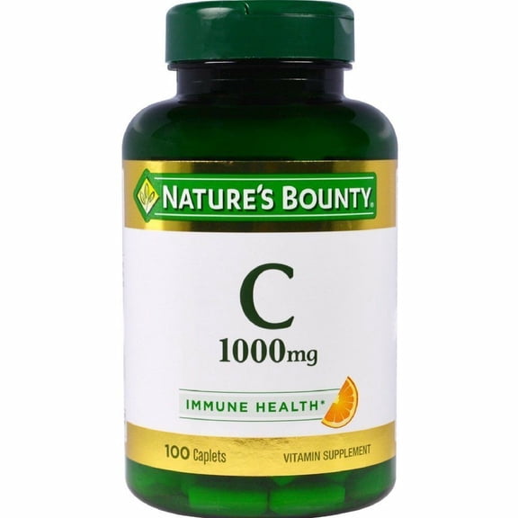 6 Pack - Nature's Bounty Vitamin C 1000 mg Caplets 100 Each