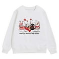 thumbnail image 4 of Byoo Cute Animal Graphic Toddler Boy Sweatshirt Valentine Day Round Neck Full-Sleeved Pullover Top Leisure Cozy Children Shirt, 4 of 4