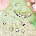 thumbnail image 4 of 1 Box 20Pcs Panda Stitch Markers Cute Crochet Marker Charms Enamel Animal Stainless Steel Leverback Clasps Metal Knit Markers Removable Clip On Crochet Markers for DIY Crocheting Knitting DIY Black, 4 of 6