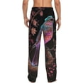 thumbnail image 7 of Salouo Bird4 Print Pajama Pants for Men, Lounge Pants Elastic Waistband Casual Men's sleepwear Loungewear Sleep Pajama Pant -X-Large, 7 of 7