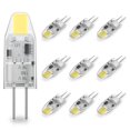 thumbnail image 1 of Bombilla LED YUIIP G4, 1,2 W, 6000 K, 12 V AC/DC, no regulable, paquete de 10, 1 of 7